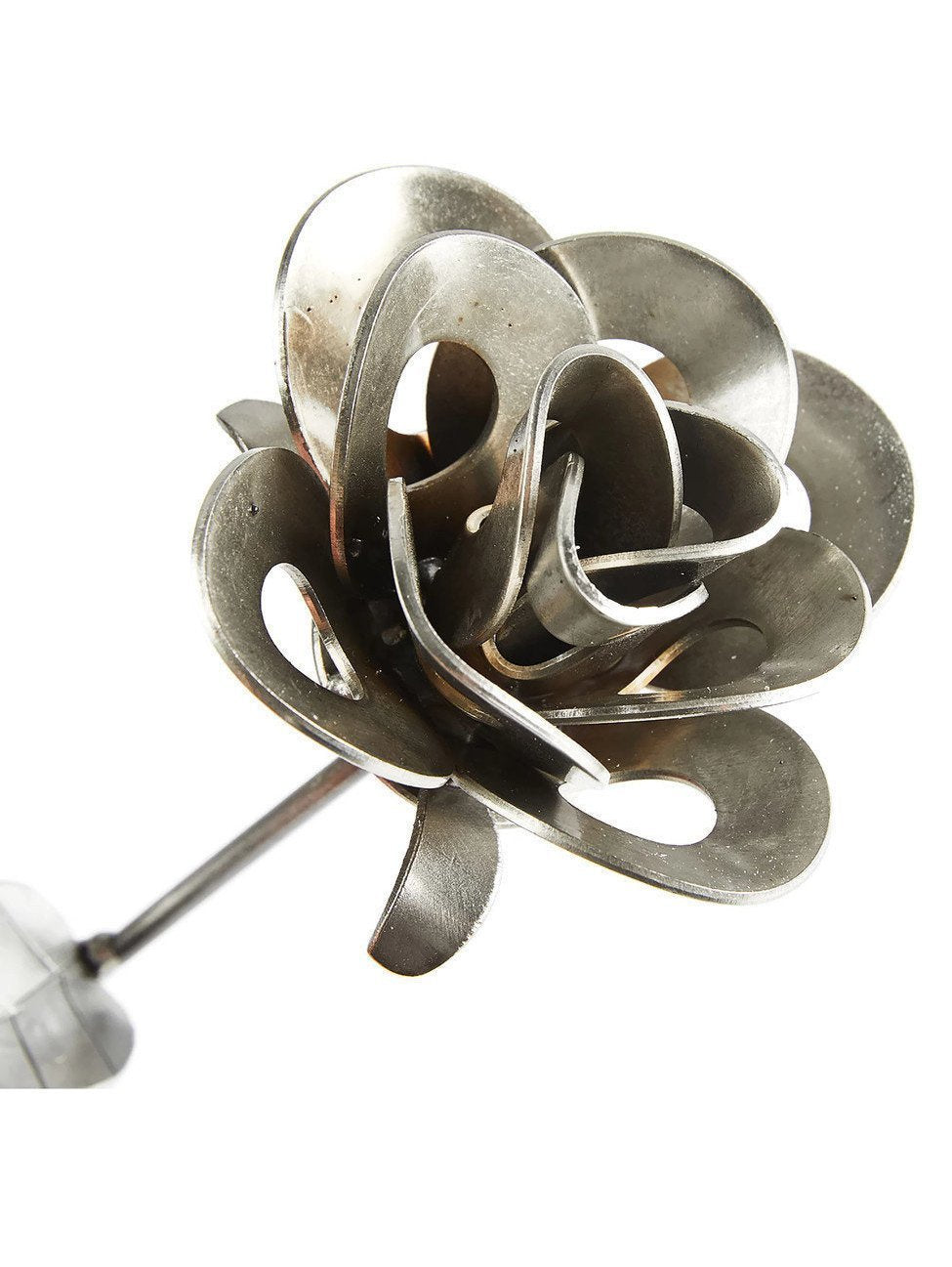 Original Immortal Rose Recycled Metal Sculpture