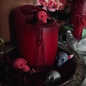 Dragons Blood mini skull wax melts