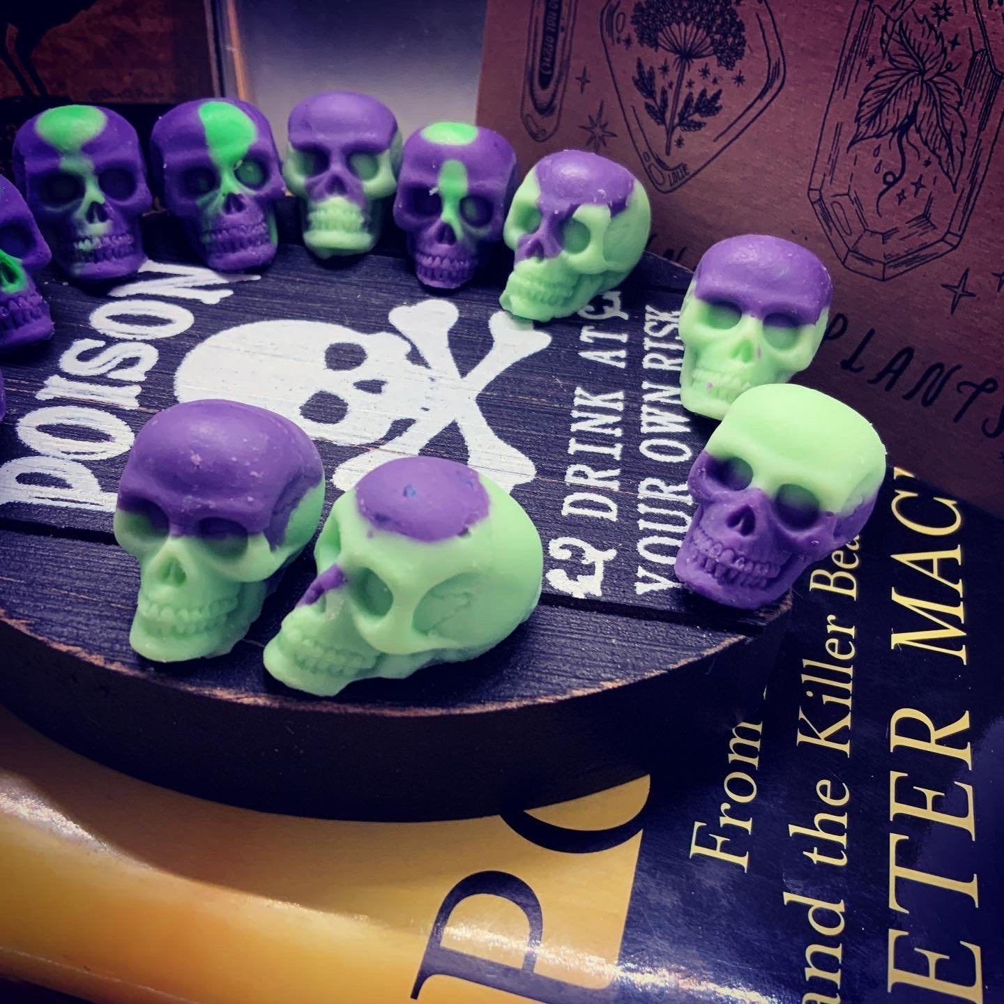 Wax Melts - Deadly Nightshade Mini Skull