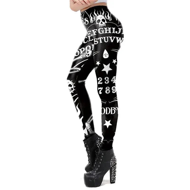 Custom Skull Art Comfort Leggings