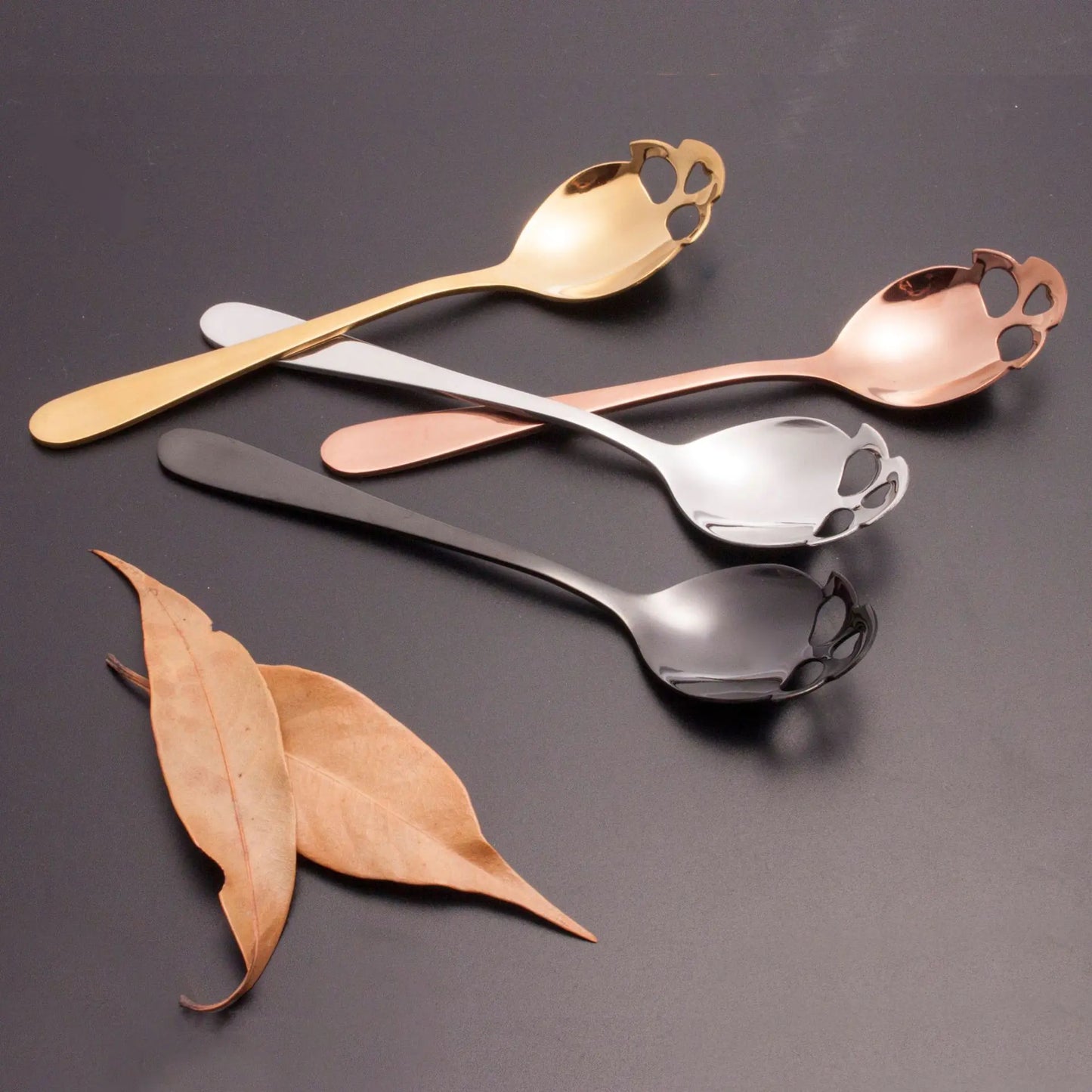Stainless Steel Skull Spoon Collection