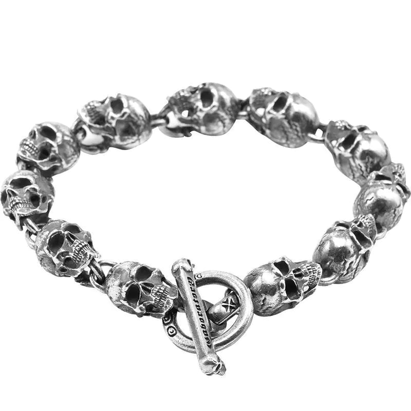Rebel Punk Skull Bracelet