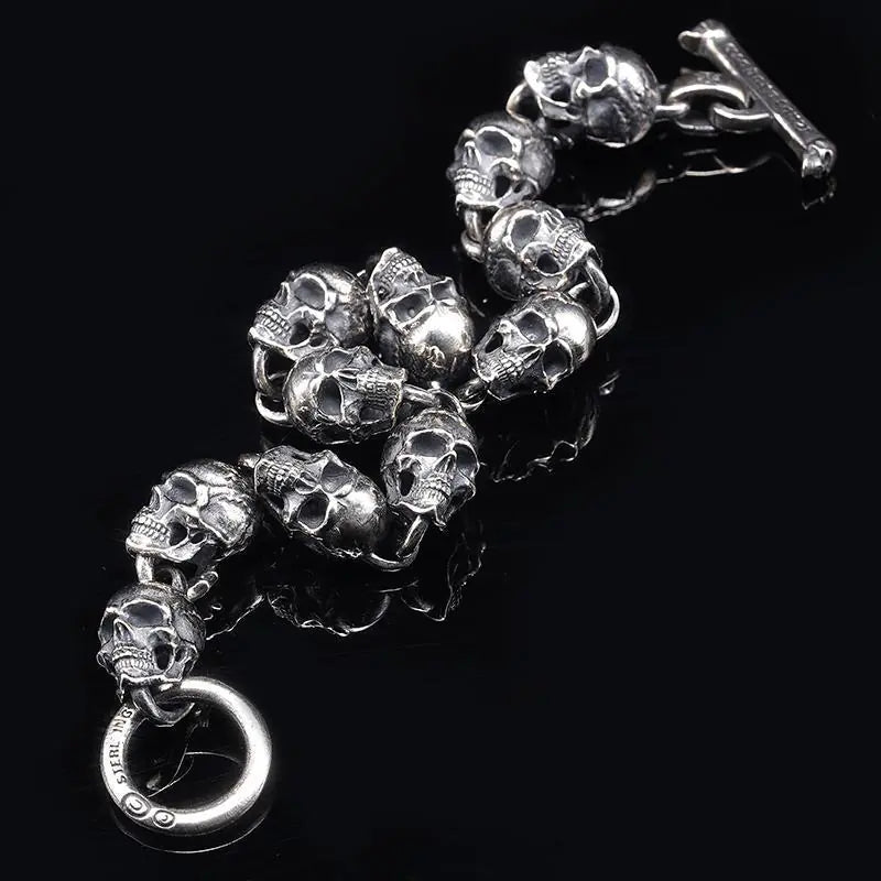 Rebel Punk Skull Bracelet