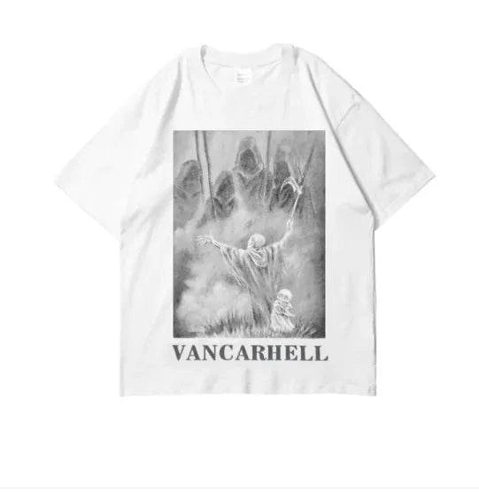 Oversized Skull Graphic T-Shirt