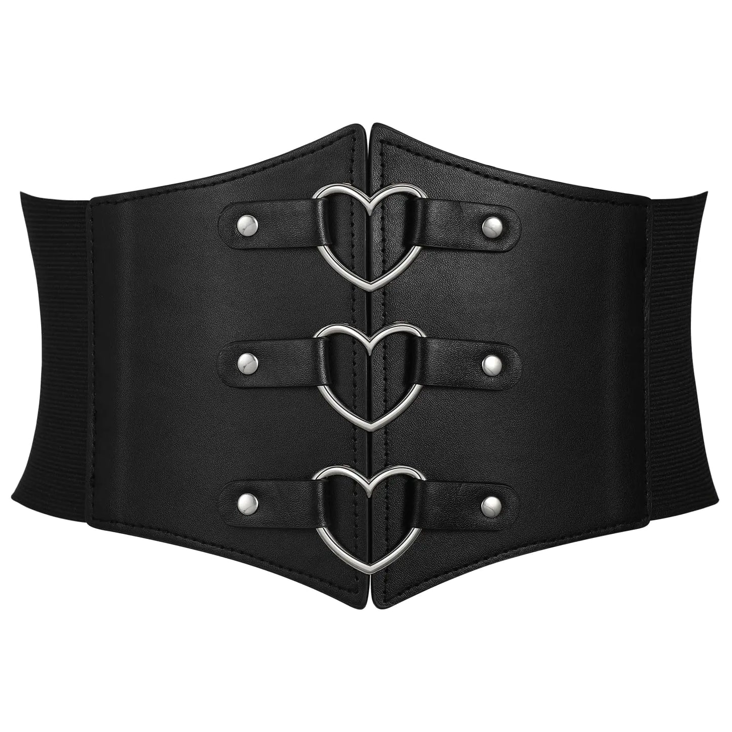 Gothic Heart Corset Belt for Women