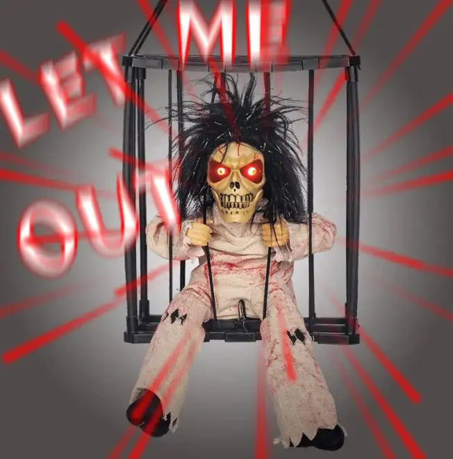 Interactive Glow Ghost Cage