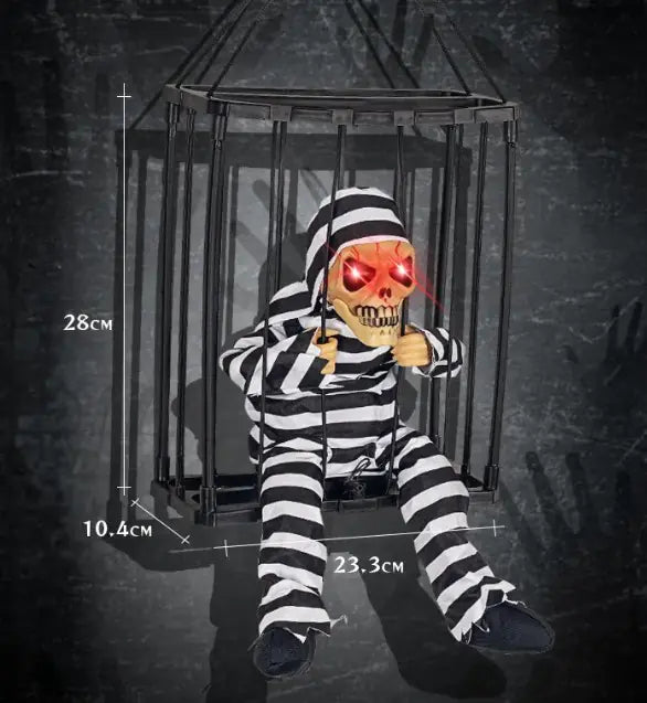 Interactive Glow Ghost Cage