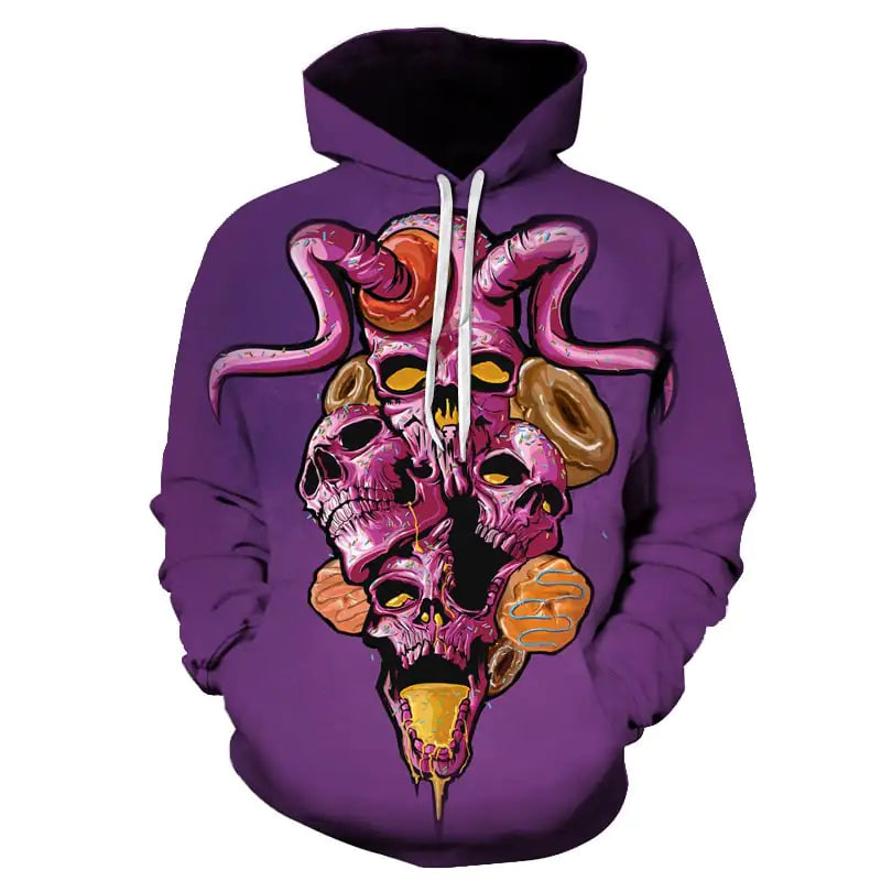 Skull Vision Hooded Sweatshirt