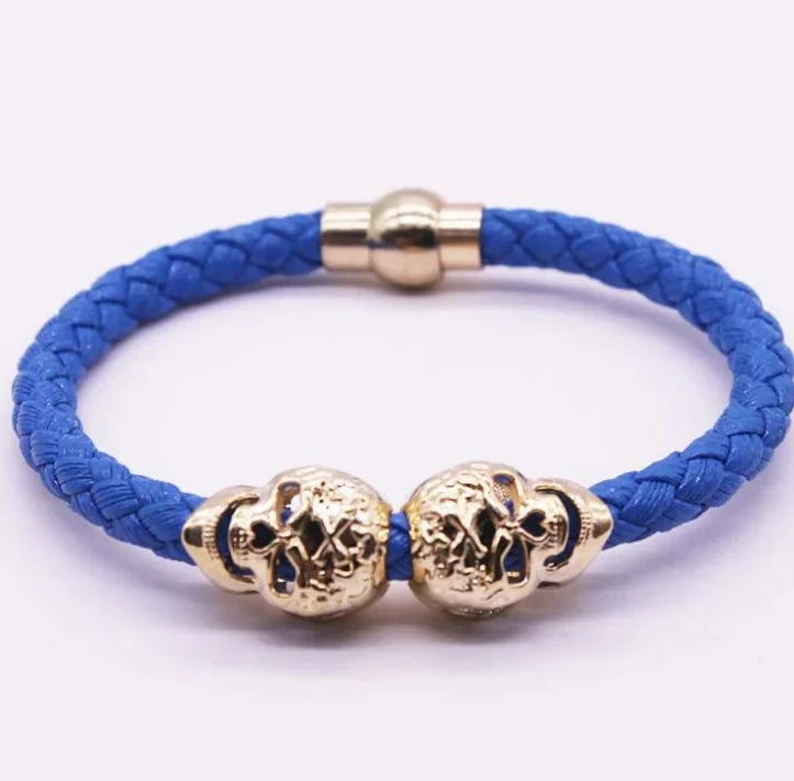 Woven Skull Head Bracelet