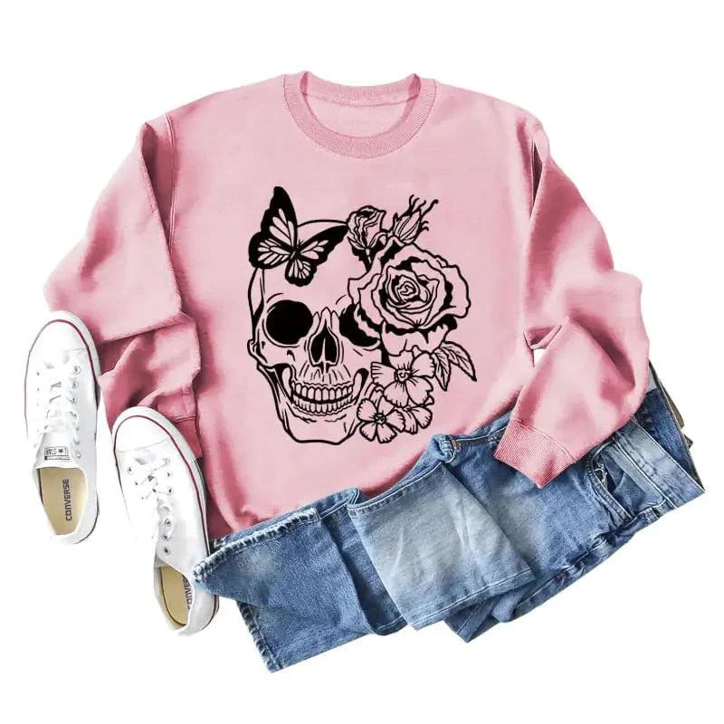 ladies-skull-butterfly-art-sweater