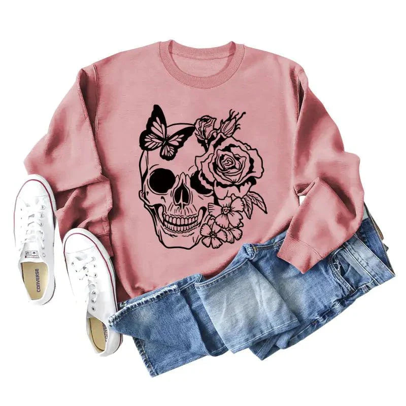 ladies-skull-butterfly-art-sweater