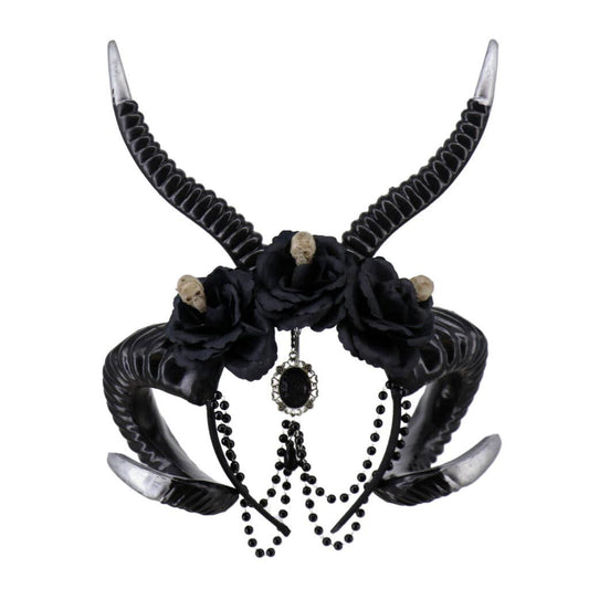 Western Fashion - 70143 – Double devil horn with chain
