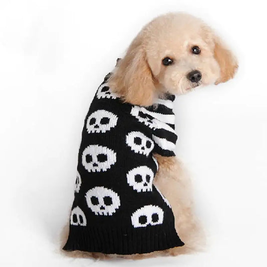 Spooky Pooch Skull Sweater