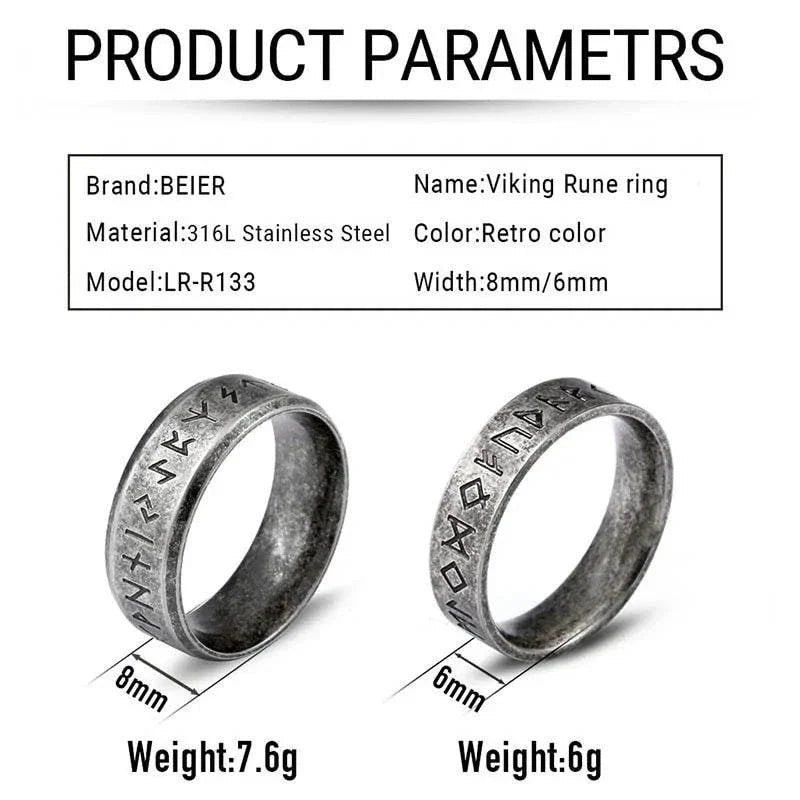 Stainless Steel Odin Norse Viking Amulet