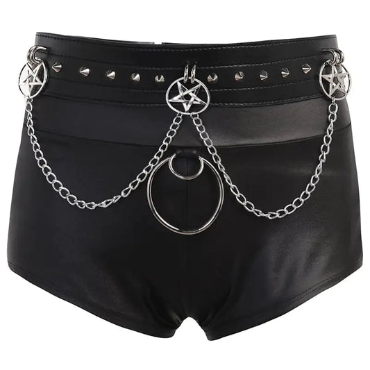 Urban Chic Faux Leather Shorts