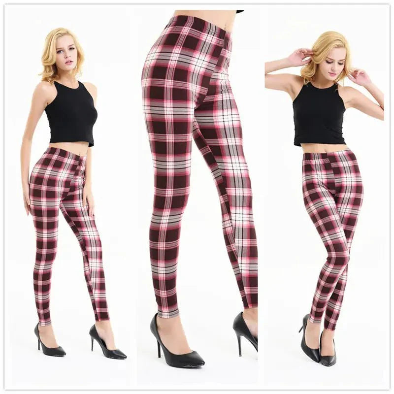 Printed Skull Milk Silk Leggings