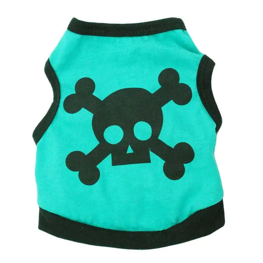 Gothic Skull Dog Vest