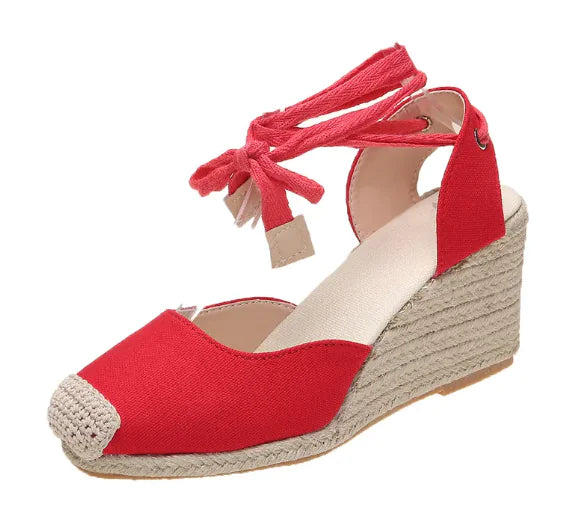 Summer Wedge Strap Sandals