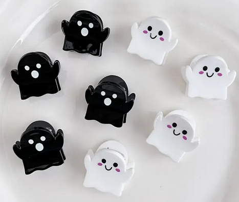 Creepy Cute Mini Ghost hair clips