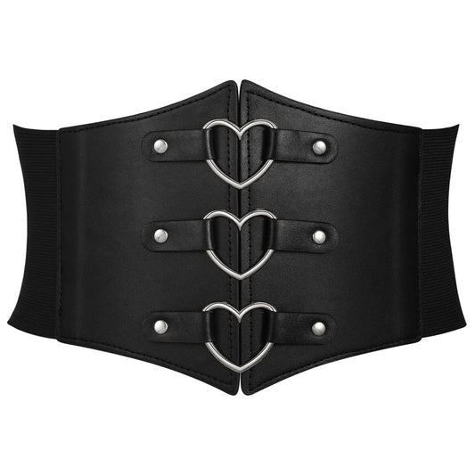 Gothic Heart Corset Belt for Women