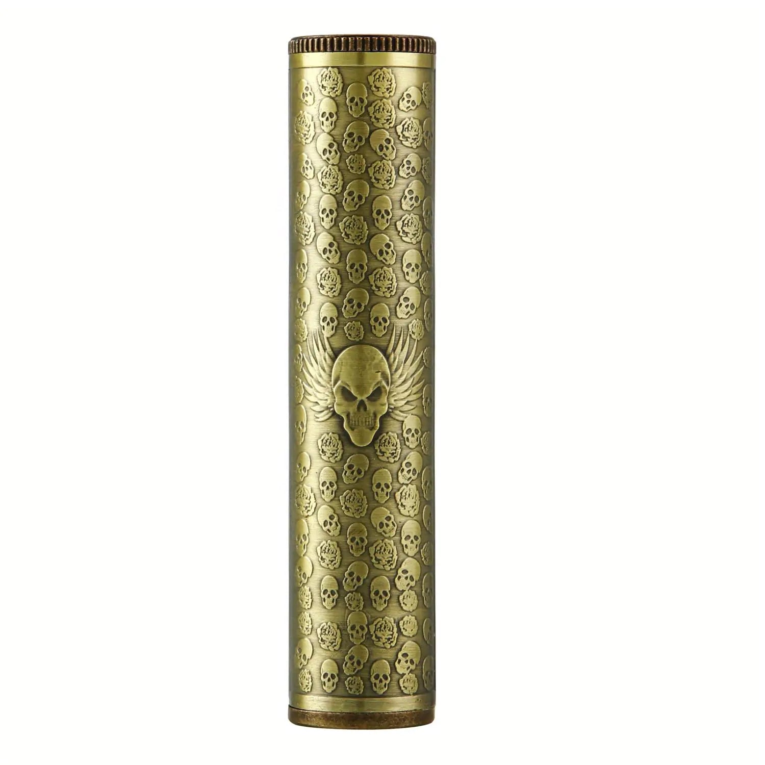 Vintage Skull Cigarette Case