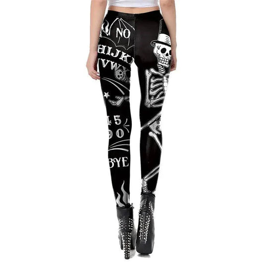 Custom Skull Art Comfort Leggings