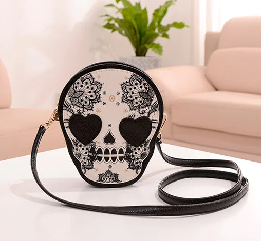 Skull Charm Mini Crossbody