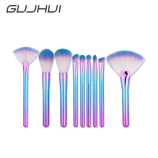 9-Piece Essential Makeup Brushes
