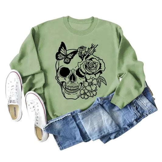 ladies-skull-butterfly-art-sweater